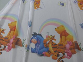 Schlaufenschal Winnie Pooh weiß Disney Motiven 145 x 245cm