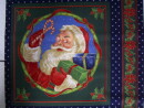 Weihnachtsstoff Baumwollstoff mit Weihnachtsmotiv ca.45cm (KISSENSTOFF)
