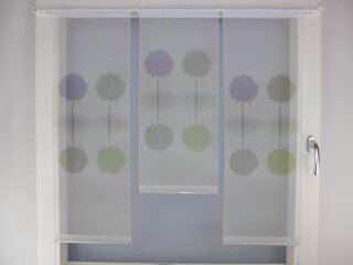 Miniflächen-Set Bäume grün flieder grau