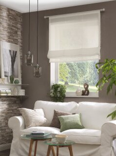 Raffrollo ALLURE creme 60 x 140cm
