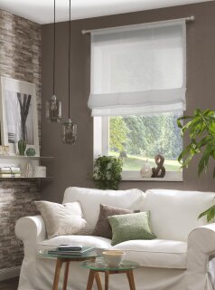 Raffrollo ALLURE silber