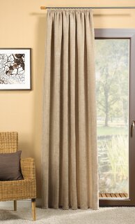 Schal mit Kräuselband INUIT BEIGE
