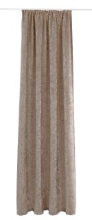 Schal mit Kräuselband INUIT TAUPE