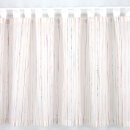 Schlaufen-Scheibengardine mit Streifen in verschiedenen Farben 50cm hoch 256cm breit