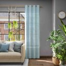 Fertigvorhang mit Ösen LIBRE ECO blau 142 x 245 cm