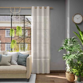 Fertigvorhang mit Ösen LIBRE ECO leder 142 x 245 cm