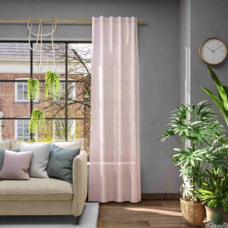 Fertigvorhang mit Multifunktionsband LIBRE ECO flieder 142 x 245 cm
