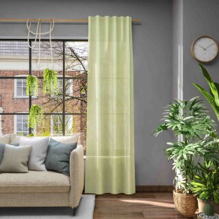 Fertigvorhang mit Multifunktionsband LIBRE ECO grün 142 x 245 cm