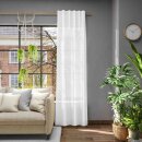 Fertigvorhang mit Multifunktionsband LIBRE ECO wollweiß 142 x 245 cm