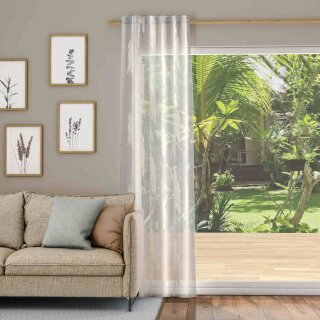 Fertigvorhang mit Multifunktionsband RACE leinen 145 x 245 cm