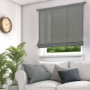 Raffrollo mit Stangendurchzug MARA ECO warmes silbergrau 60 x 140 cm