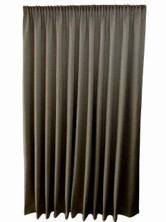 GARIMO DimoutPro B1 - Objektvorhang Typ 80DO dunkelbraun 290 x 300 cm