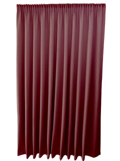 GARIMO DimoutPro B1 - Objektvorhang Typ 80DO rot 290 x 245 cm