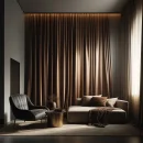 GARIMO DimoutPro B1 - Objektvorhang Typ 80DO grün Stoffmuster 20 x 20 cm