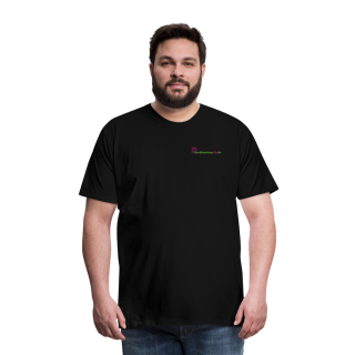 Männer Premium T-Shirt Brustlogo Gardinenhaus24 Männer Premium T-Shirt | Spreadshirt 812 - Schwarz (4XL)