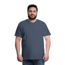 Männer Premium T-Shirt Brustlogo Gardinenhaus24 Männer Premium T-Shirt | Spreadshirt 812 - Blau meliert (3XL)
