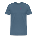 Männer Premium T-Shirt Brustlogo Gardinenhaus24 Männer Premium T-Shirt | Spreadshirt 812 - Blaugrau (L)