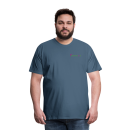 Männer Premium T-Shirt Brustlogo Gardinenhaus24 Männer Premium T-Shirt | Spreadshirt 812 - Blaugrau (XL)