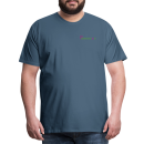 Männer Premium T-Shirt Brustlogo Gardinenhaus24 Männer Premium T-Shirt | Spreadshirt 812 - Blaugrau (XL)