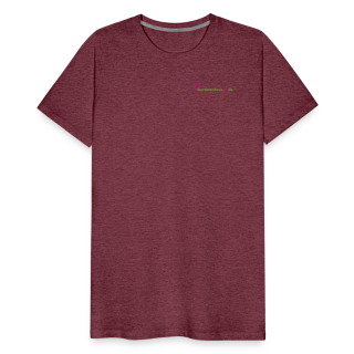 Männer Premium T-Shirt Brustlogo Gardinenhaus24 Männer Premium T-Shirt | Spreadshirt 812 - Bordeauxrot meliert (XXL)