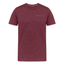 Männer Premium T-Shirt Brustlogo Gardinenhaus24 Männer Premium T-Shirt | Spreadshirt 812 - Bordeauxrot meliert (XXL)