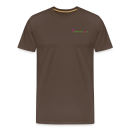 Männer Premium T-Shirt Brustlogo Gardinenhaus24 Männer Premium T-Shirt | Spreadshirt 812 - Edelbraun (4XL)