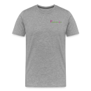 Männer Premium T-Shirt Brustlogo Gardinenhaus24 Männer Premium T-Shirt | Spreadshirt 812 - Grau meliert (S)