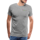 Männer Premium T-Shirt Brustlogo Gardinenhaus24 Männer Premium T-Shirt | Spreadshirt 812 - Grau meliert (M)