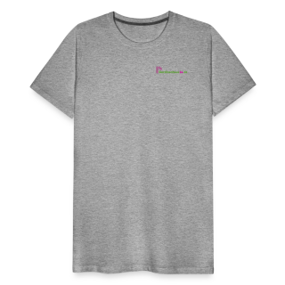 Männer Premium T-Shirt Brustlogo Gardinenhaus24 Männer Premium T-Shirt | Spreadshirt 812 - Grau meliert (XL)