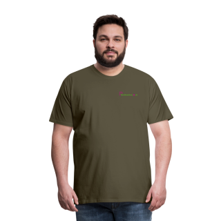Männer Premium T-Shirt Brustlogo Gardinenhaus24 Männer Premium T-Shirt | Spreadshirt 812 - Khaki (4XL)