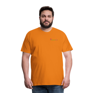 Männer Premium T-Shirt Brustlogo Gardinenhaus24 Männer Premium T-Shirt | Spreadshirt 812 - Orange (L)