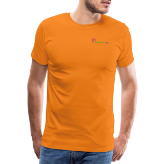 Männer Premium T-Shirt Brustlogo Gardinenhaus24 Männer Premium T-Shirt | Spreadshirt 812 - Orange (XL)
