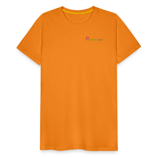 Männer Premium T-Shirt Brustlogo Gardinenhaus24 Männer Premium T-Shirt | Spreadshirt 812 - Orange (XXL)
