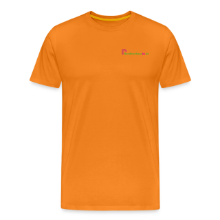 Männer Premium T-Shirt Brustlogo Gardinenhaus24 Männer Premium T-Shirt | Spreadshirt 812 - Orange (5XL)
