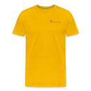 Männer Premium T-Shirt Brustlogo Gardinenhaus24 Männer Premium T-Shirt | Spreadshirt 812 - Sonnengelb (5XL)