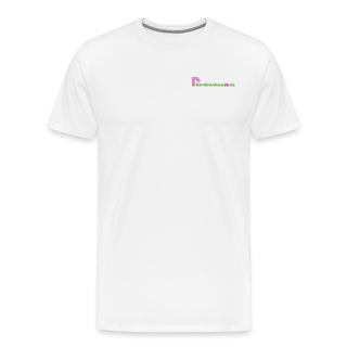 Männer Premium T-Shirt Brustlogo Gardinenhaus24 Männer Premium T-Shirt | Spreadshirt 812 - Weiß (M)
