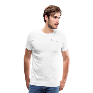 Männer Premium T-Shirt Brustlogo Gardinenhaus24 Männer Premium T-Shirt | Spreadshirt 812 - Weiß (XXL)