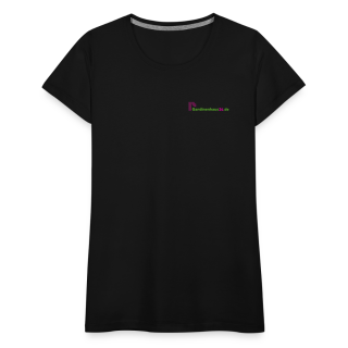 Frauen Premium T-Shirt Brustlogo Gardinenhaus24 Frauen Premium T-Shirt - Schwarz (XXL)