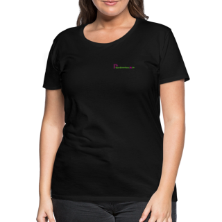 Frauen Premium T-Shirt Brustlogo Gardinenhaus24 Frauen Premium T-Shirt - Schwarz (3XL)