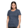 Frauen Premium T-Shirt Brustlogo Gardinenhaus24 Frauen Premium T-Shirt - Blau meliert (M)