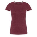 Frauen Premium T-Shirt Brustlogo Gardinenhaus24 Frauen Premium T-Shirt - Bordeauxrot meliert (S)