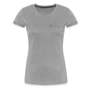 Frauen Premium T-Shirt Brustlogo Gardinenhaus24 Frauen Premium T-Shirt - Grau meliert (M)
