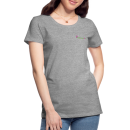 Frauen Premium T-Shirt Brustlogo Gardinenhaus24 Frauen Premium T-Shirt - Grau meliert (M)