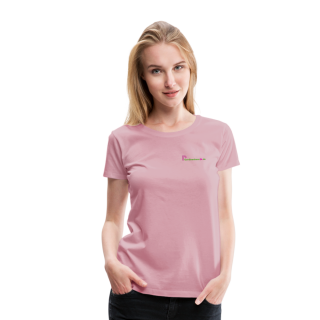 Frauen Premium T-Shirt Brustlogo Gardinenhaus24 Frauen Premium T-Shirt - Hellrosa (M)