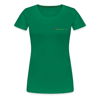 Frauen Premium T-Shirt Brustlogo Gardinenhaus24 Frauen Premium T-Shirt - Kelly Green (S)