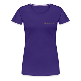 Frauen Premium T-Shirt Brustlogo Gardinenhaus24 Frauen Premium T-Shirt - Lila (XXL)