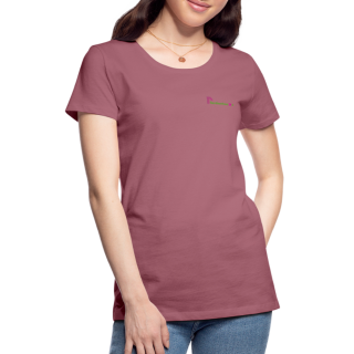 Frauen Premium T-Shirt Brustlogo Gardinenhaus24 Frauen Premium T-Shirt - Malve (XXL)