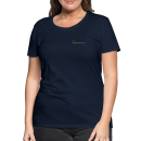 Frauen Premium T-Shirt Brustlogo Gardinenhaus24 Frauen Premium T-Shirt - Navy (M)