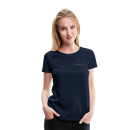Frauen Premium T-Shirt Brustlogo Gardinenhaus24 Frauen Premium T-Shirt - Navy (M)