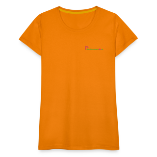 Frauen Premium T-Shirt Brustlogo Gardinenhaus24 Frauen Premium T-Shirt - Orange (M)